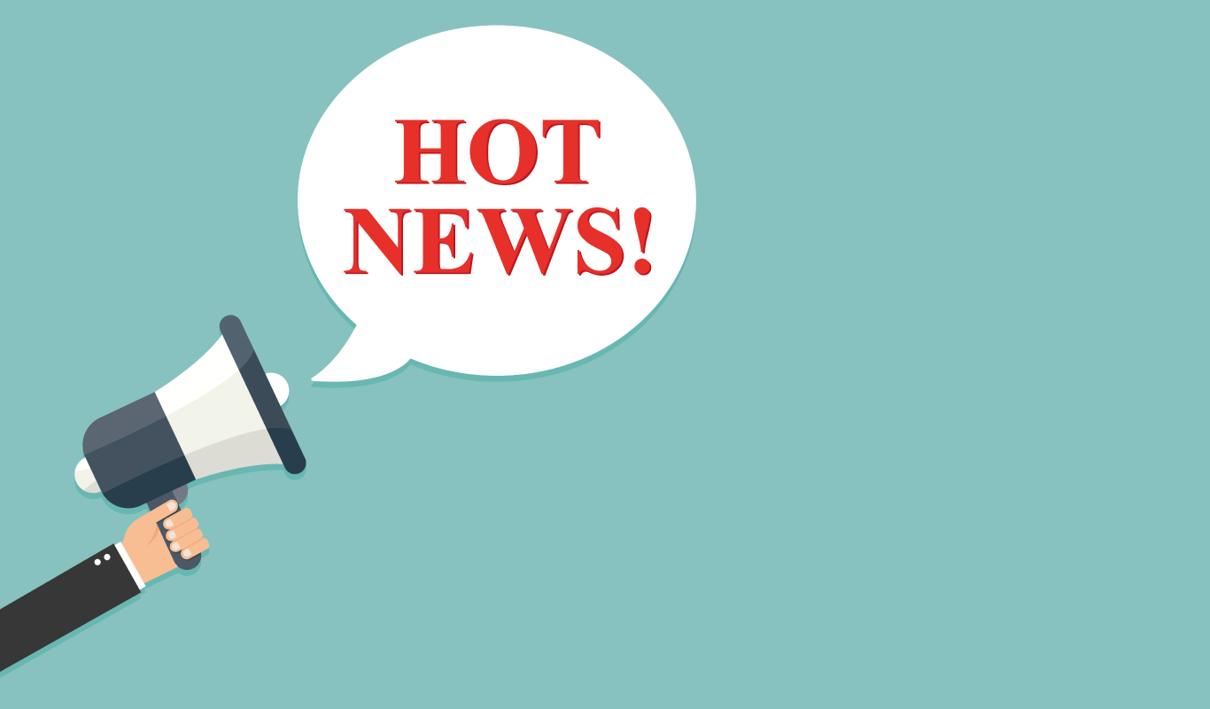 Digital news and updates screen